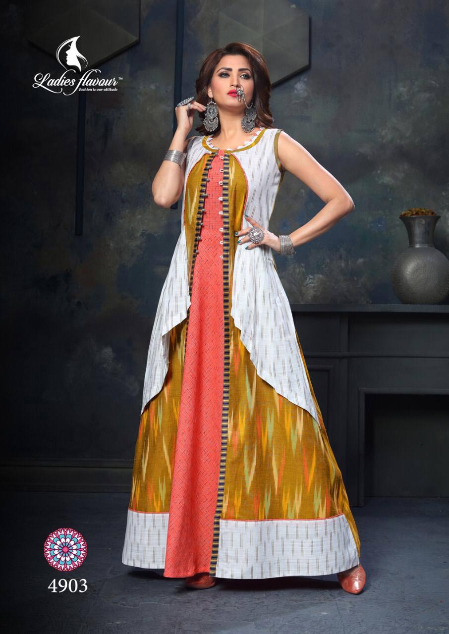 Ram-Leela Vol-4 Ladies Flavour ikkat Cotton Kurti Ram-Leela Vol-4 Ladies Flavour ikkat Cotton Kurti